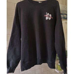 Black Trader Joe's Crew Neck Sweatshirt